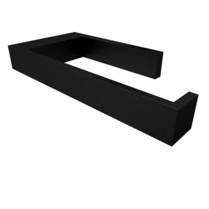 AERO - Toilet Roll Holder - SS304 MATT BLACK Powdercoated