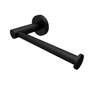 CURVE - Toilet Roll Holder - SS304 MATT BLACK Powdercoated