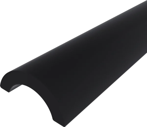 Purity - Water BAR 6mm H x 12mm W - 2000mm long - BLACK Anodised Aluminium