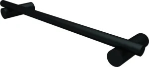 PILLAR - Single Towel Rail - 300mm long - SS304 MATT BLACK
