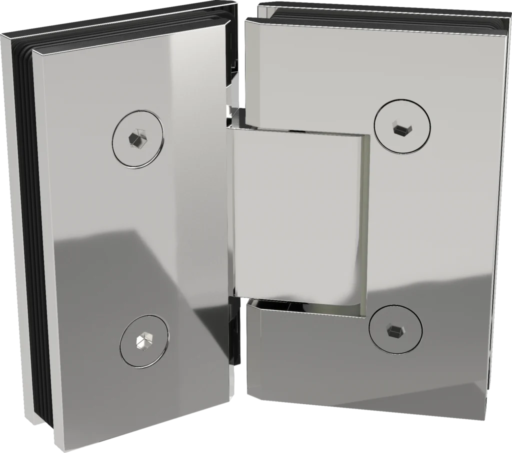 ZURICH - Glass to Glass 135 Degree HINGE - Chrome Plated