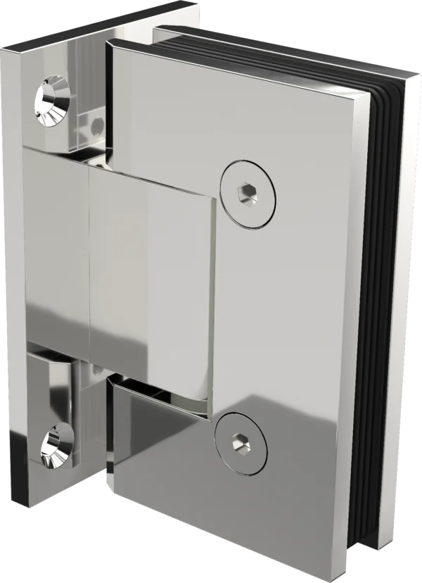 ZURICH - Glass to WALL HINGE - Chrome Plated