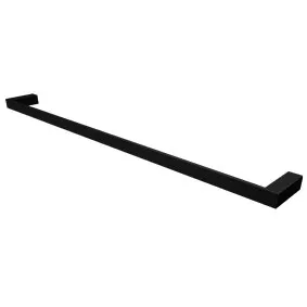 AERO - Single Towel Rail - 600mm long - SS304 MATT BLACK Powdercoated