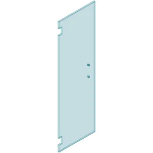 Purity Shower - 10mm Clear TGH Glass DOOR suitable for HANDLE - 2041mm H x 600mm W